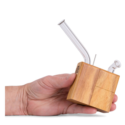 Sticky Brick Runt Vaporizer In Hand View