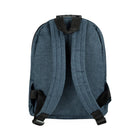 Skunk Mini Backpack Denim Navy back view