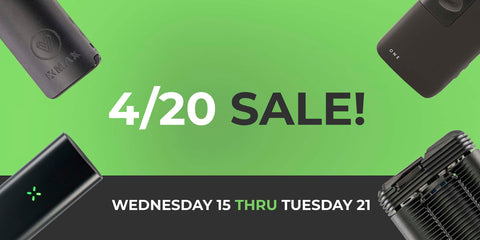 4/20 2020: Biggest Vaporizer Sale Of The Year