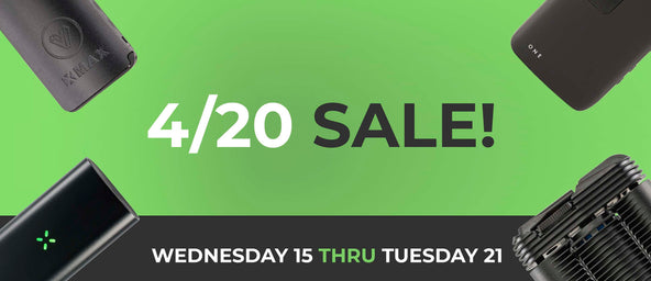 4/20 2020: Biggest Vaporizer Sale Of The Year