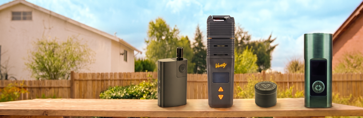 Banner showing vaporizers