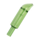 Colored Glass Accessories Curved Mini Bubbler Green Land View