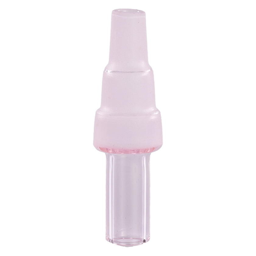 Colored Glass Accessories Water Pipe Adapter Pink