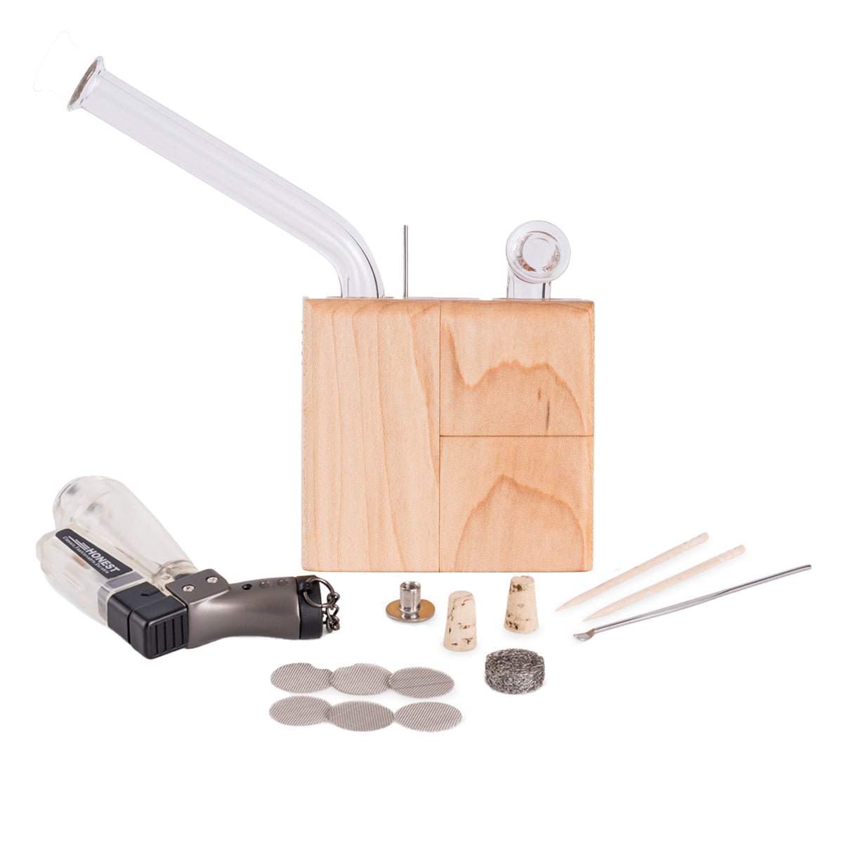 Sticky Brick vaporizer runt In box contents