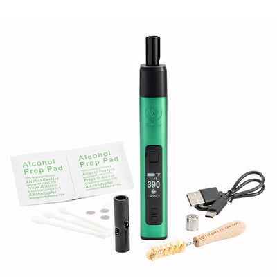 POTV XMAX V3 Pro Vaporizer Green In Box Contents