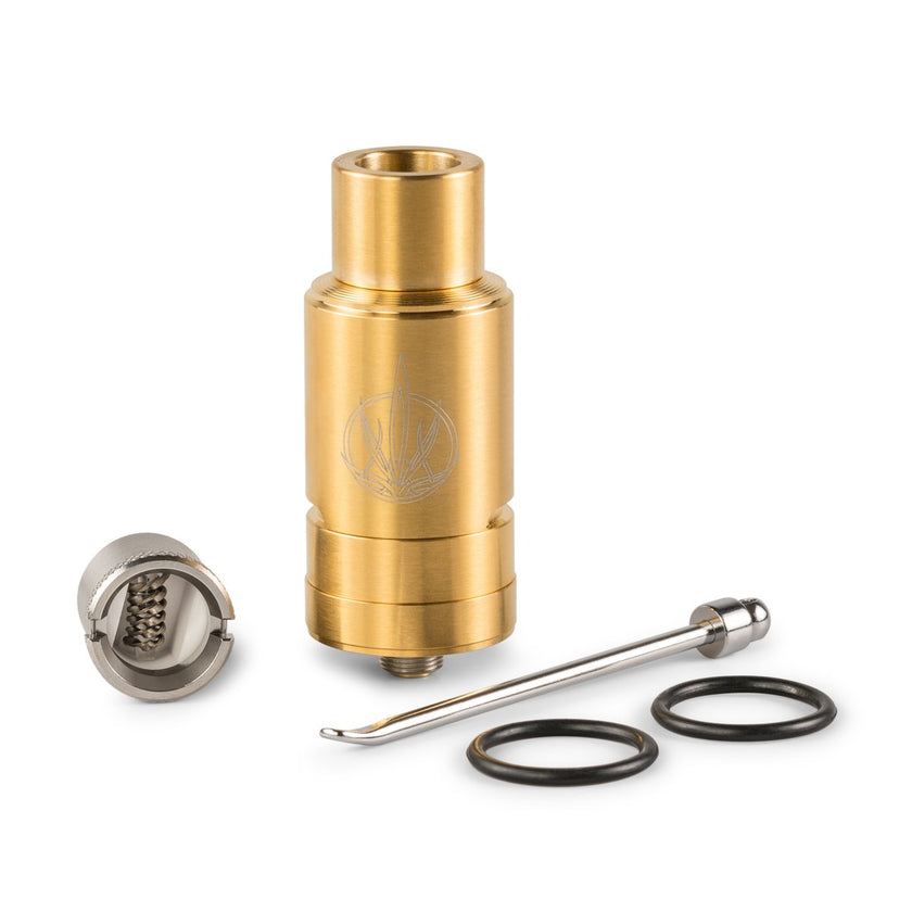 Saionara Atomizer Gold with accessories