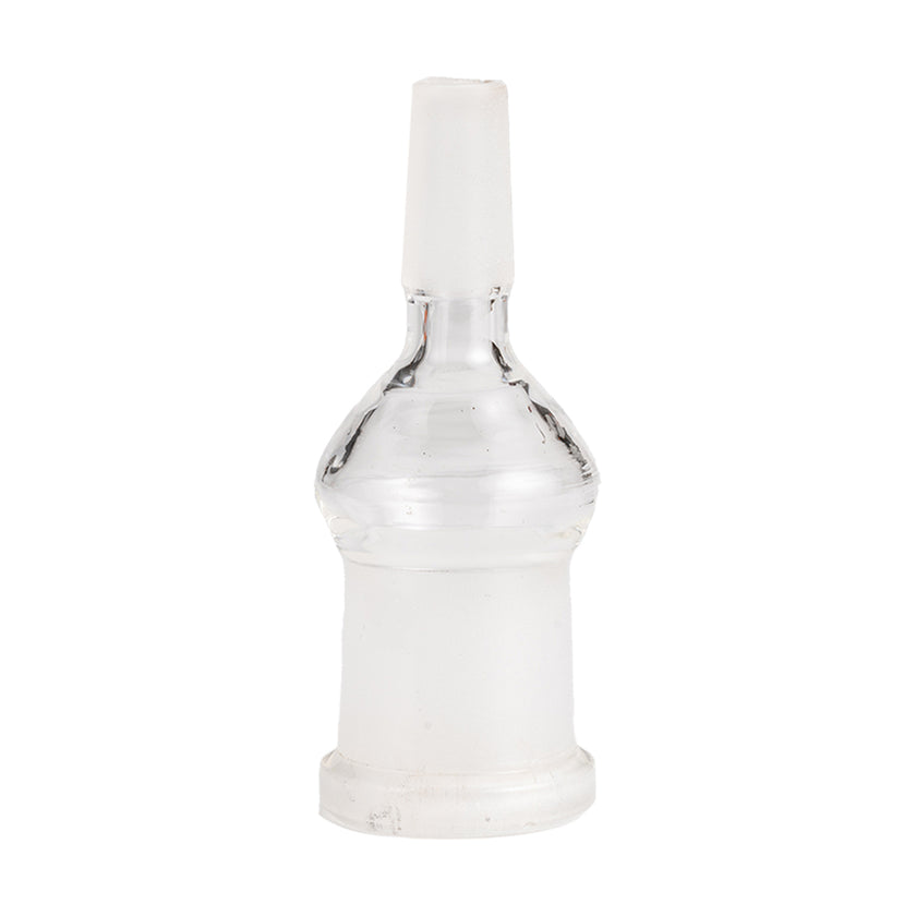 18mm Female to 10mm Male Glass Adapter Front close view