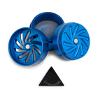 Groove 4 Piece CNC Grinder/Sifter Blue Components