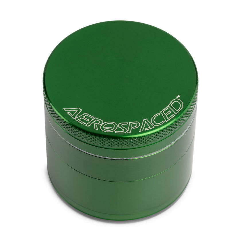 Groove 4 Piece CNC Grinder/Sifter Green