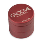 Groove 4 Piece CNC Grinder/Sifter Red