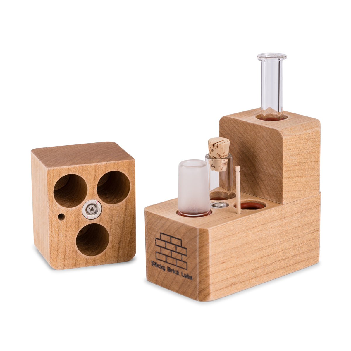 Sticky Brick Hydrobrick Maxx Vaporizer Maple