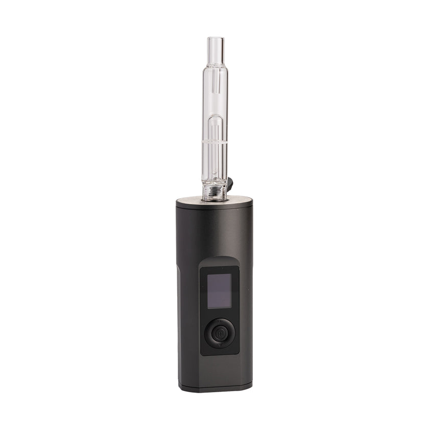 ARIZER Bubbler Straight Tube White Line Version Attached