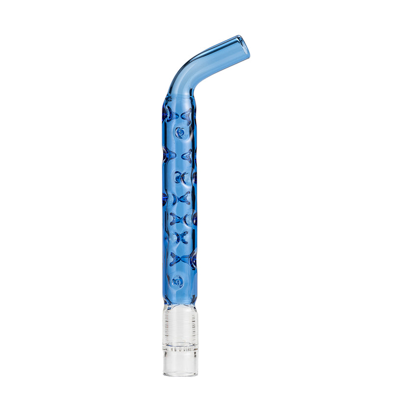 Bent Mouth Cooling Stem for Solo 2 vaporizer Blue