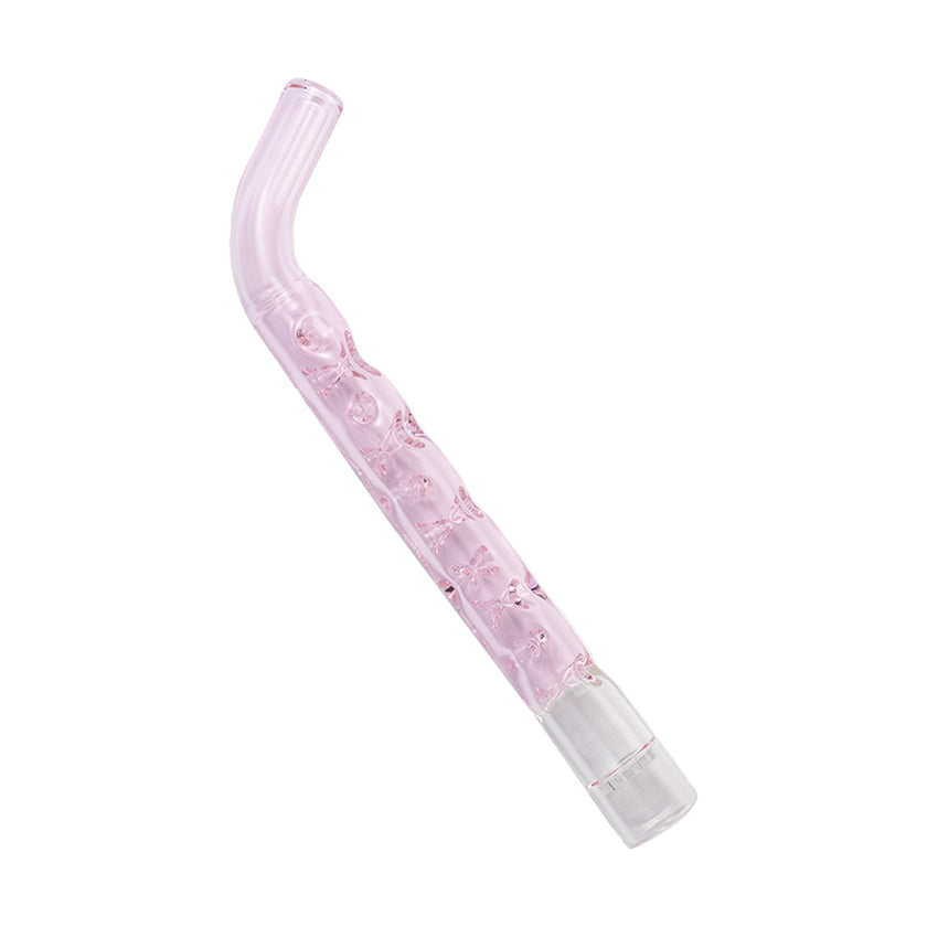 Bent Mouth Cooling Stem for Solo 2 Vaporizer Pink Land View