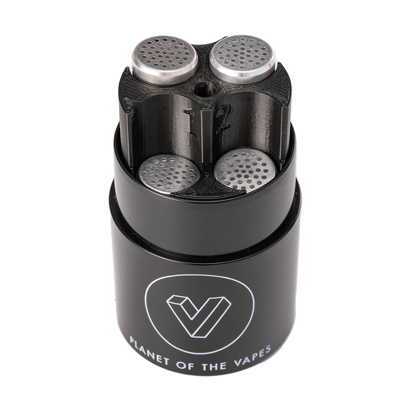 Capsule Caddy Tightvac Insert For Storz And Bickel With Capsules And POTV Logo
