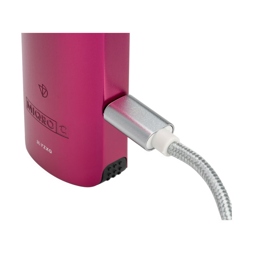 DaVinci MIQRO C Pink With Charger Plugged In
