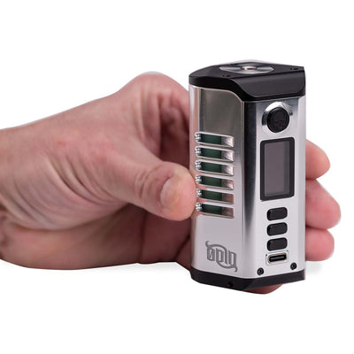 DOVPO Odin 200w Silver Vape In Hand