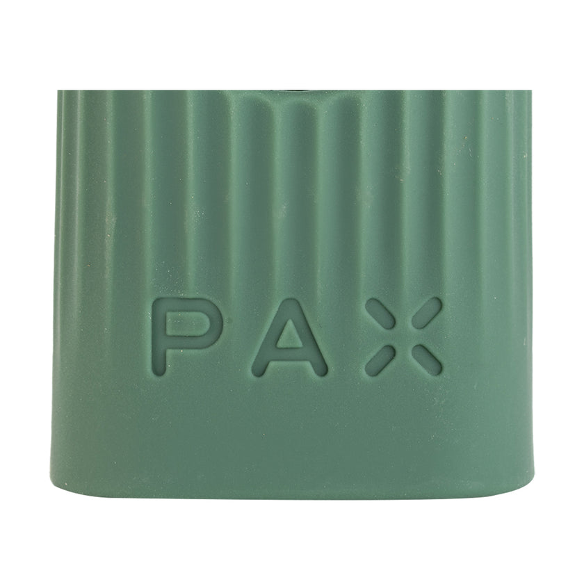 Pax Grip Sleeves Sage Close View Displaying Pax Logo