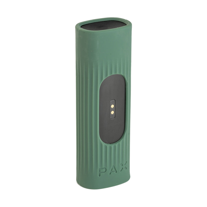 Pax Grip Sleeves Sage Side View With Vaporizer