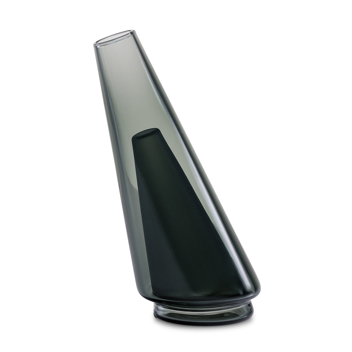 Puffco Peak Colored Glass Black Side View