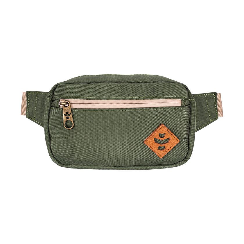 Revelry The Companion Smell Proof Crossbody Bag Green Front View
