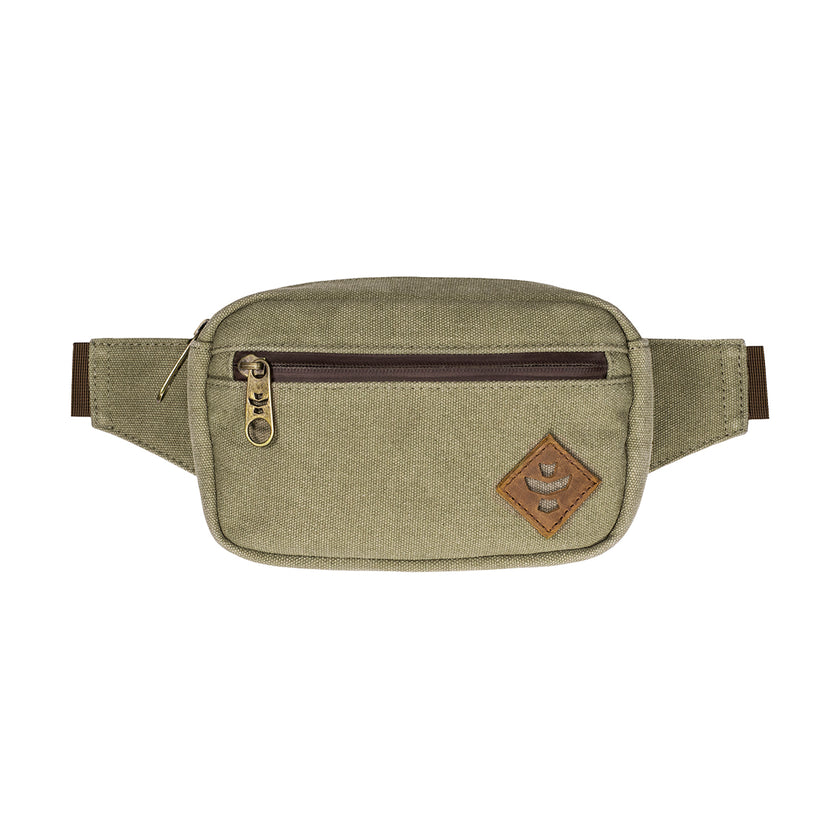 Revelry The Companion Smell Proof Crossbody Bag Sage Front View