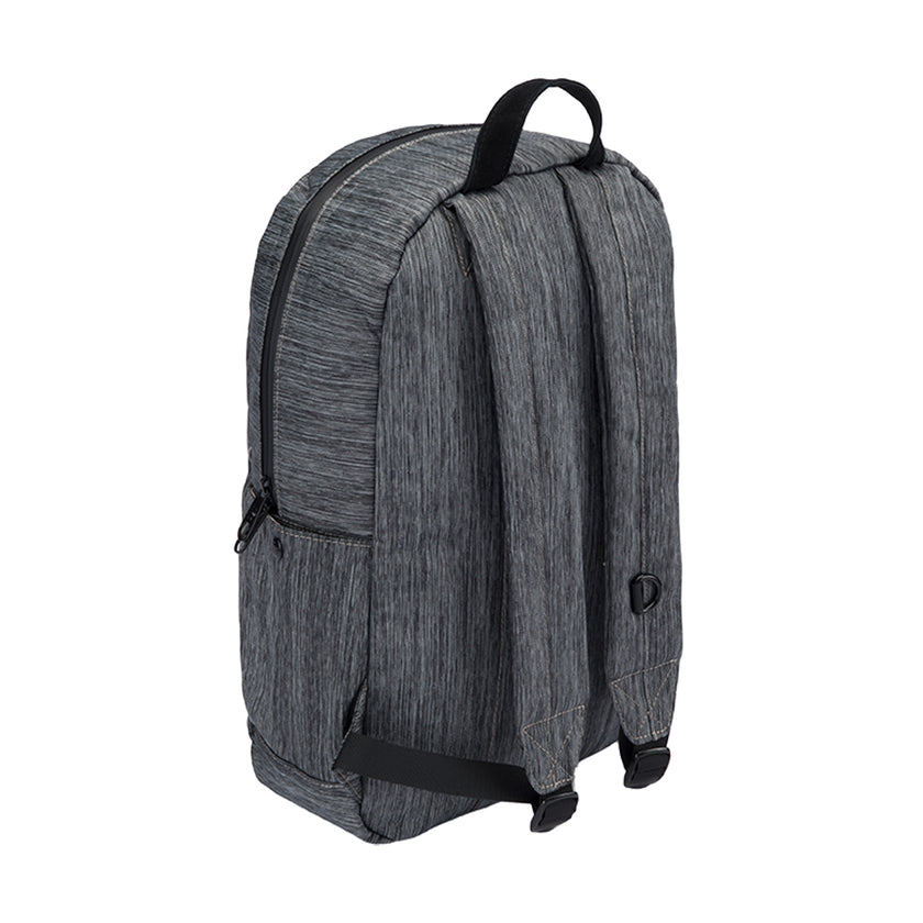 Revelry The Escort Smell Proof Backpack Striped Grey Back View