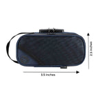 Skunk Sidekick Smell Proof Case Midnight Navy Front View Measure