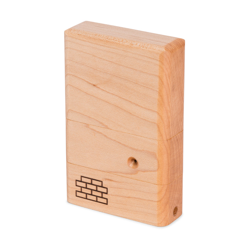 Sticky Brick Junior Maple Vaporizer Side View