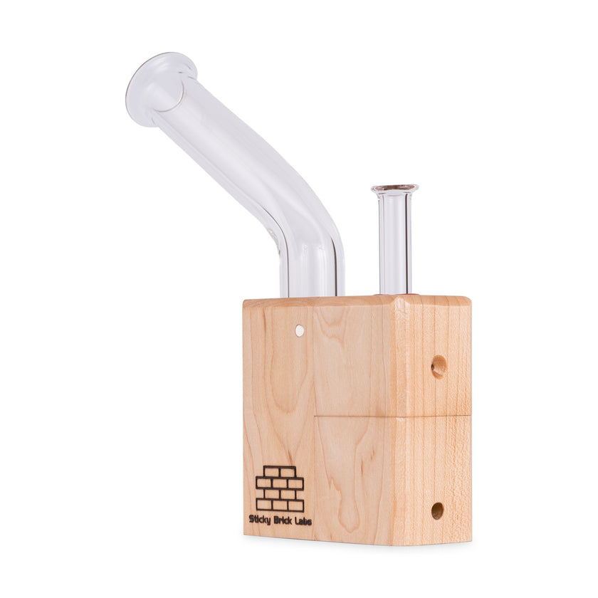 Sticky Brick OG Vaporizer Maple Side View