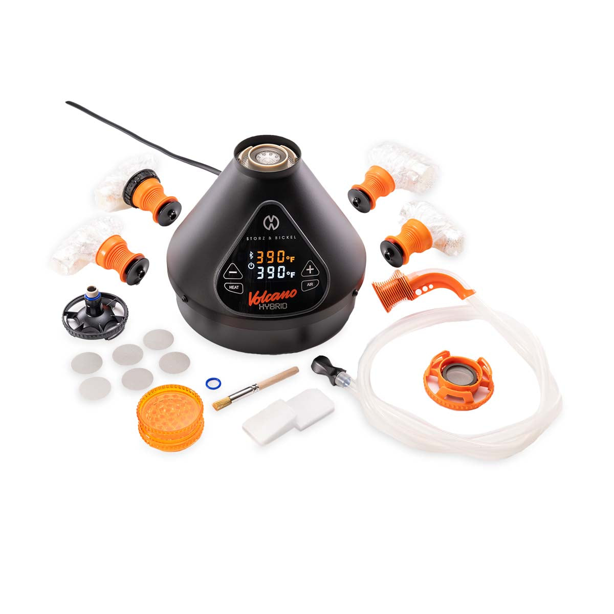Volcano Hybrid Vaporizer by Storz and Bickel in the box contents